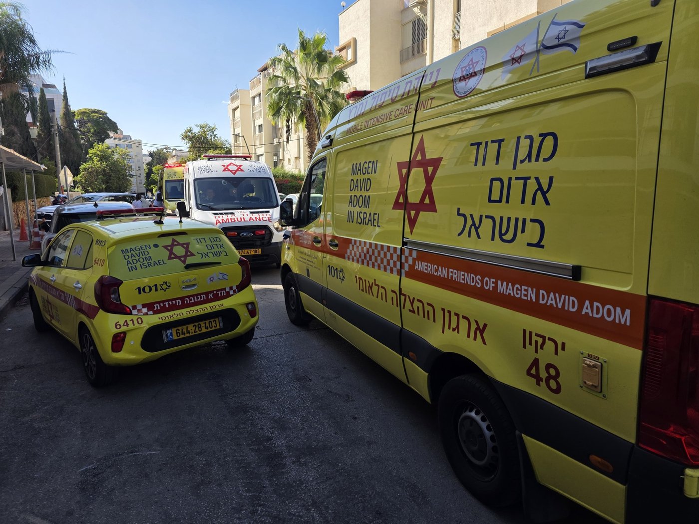 זירת הנפילה ברמת השרון