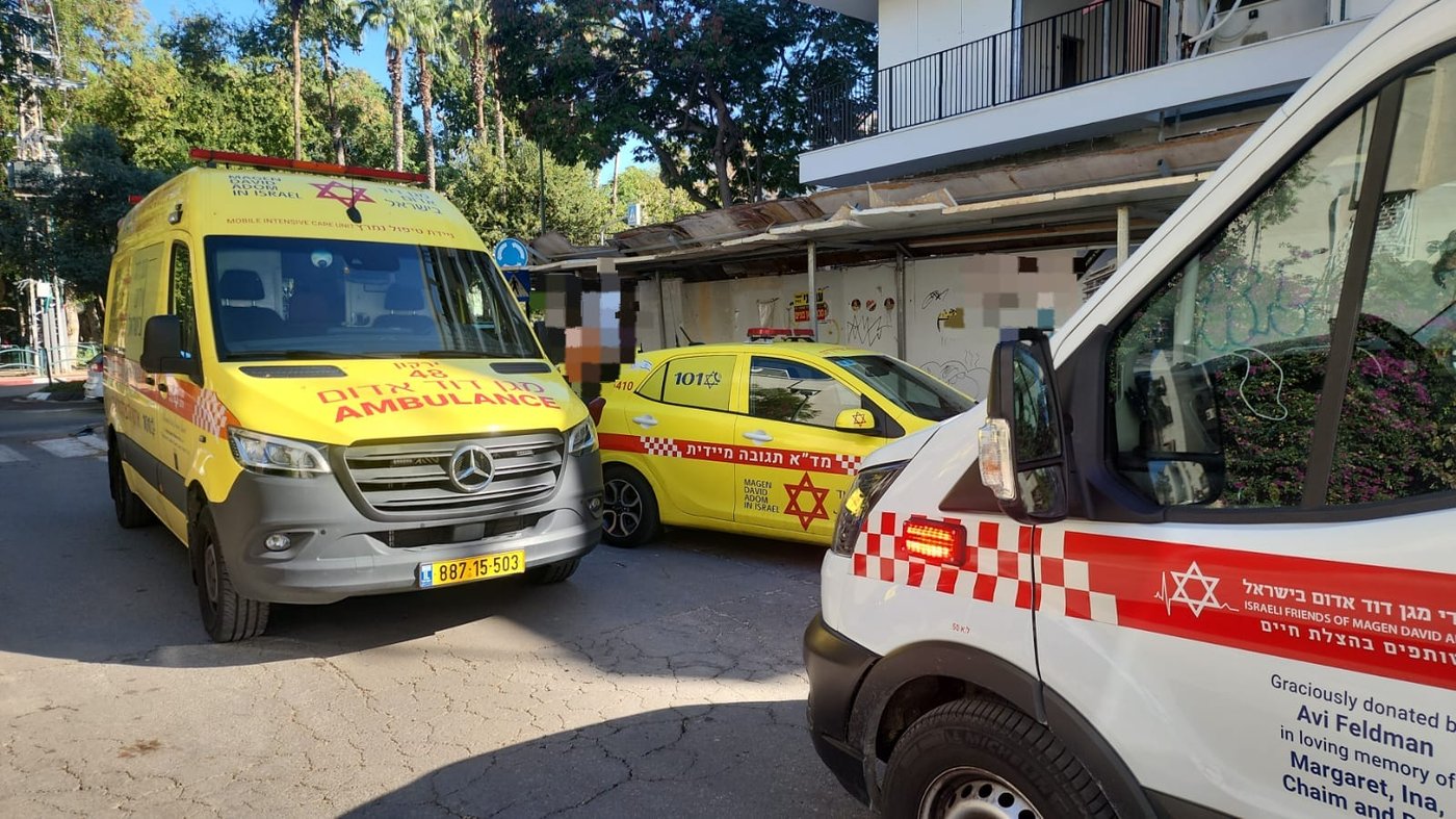 זירת הנפילה ברמת השרון