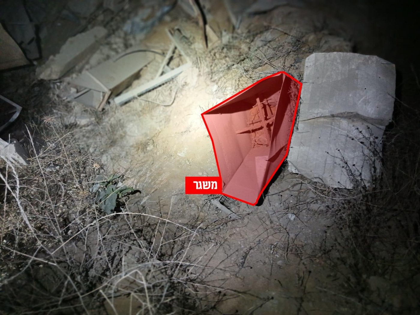 אמצעי לחימה שאותרו על ידי הכוחות