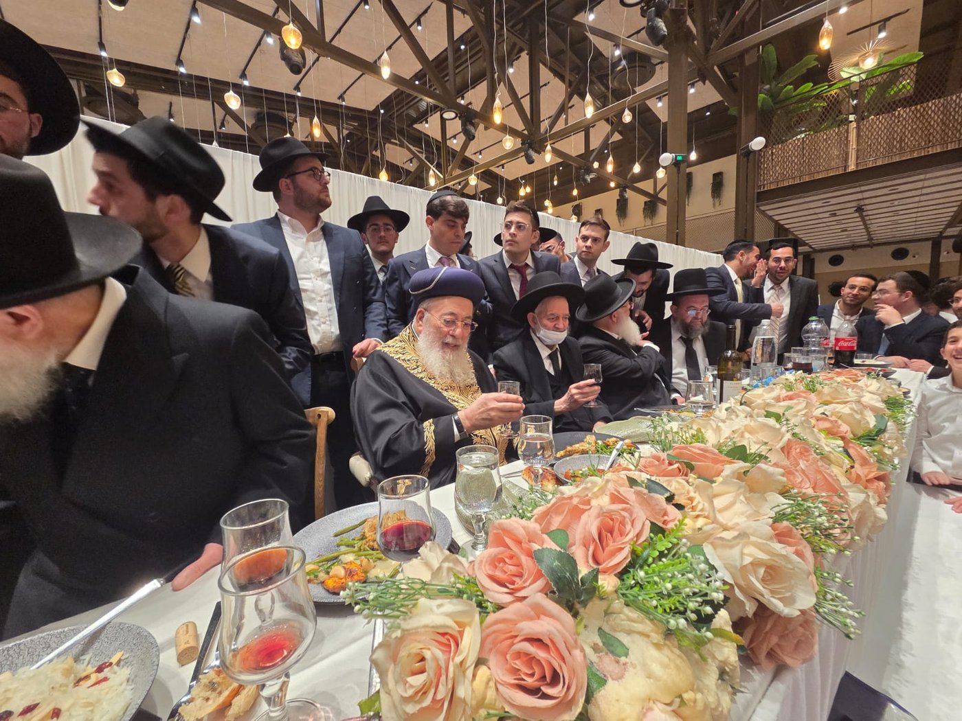 שמחת נישואי נכדו של רבי יצחק כהן 