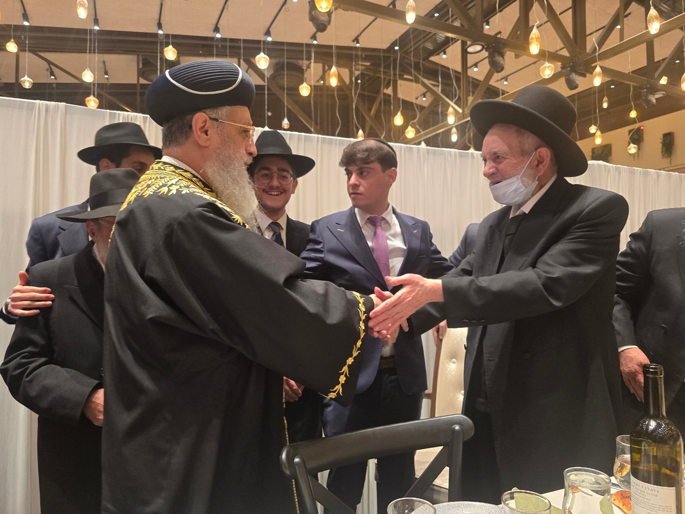 שמחת נישואי נכדו של רבי יצחק כהן 