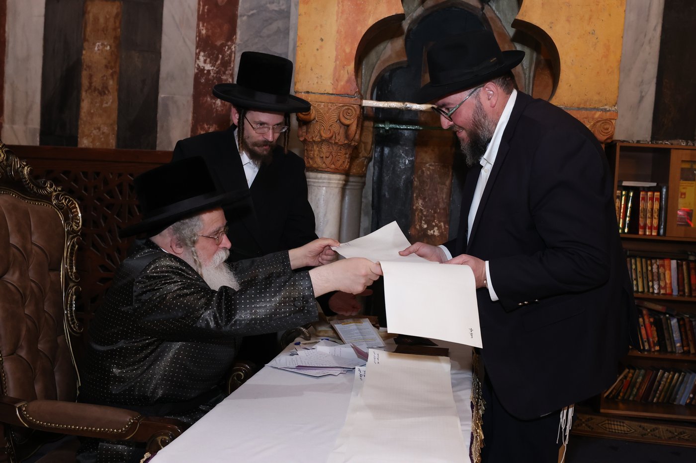 האדמו"ר מנדבורנה ירושלים בחברון