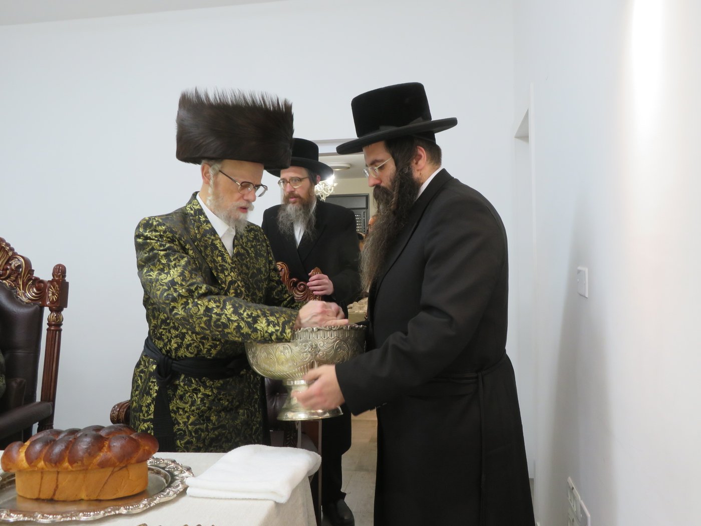 שמחת הברית לנין האדמו"רים מויז'ניץ וסערט ויז'ניץ