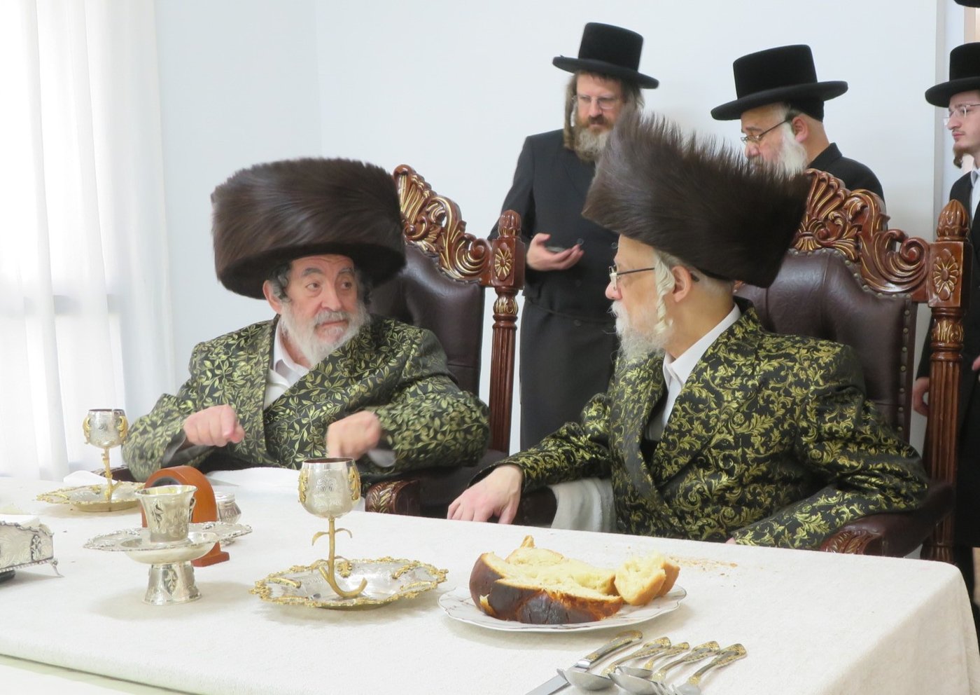 שמחת הברית לנין האדמו"רים מויז'ניץ וסערט ויז'ניץ