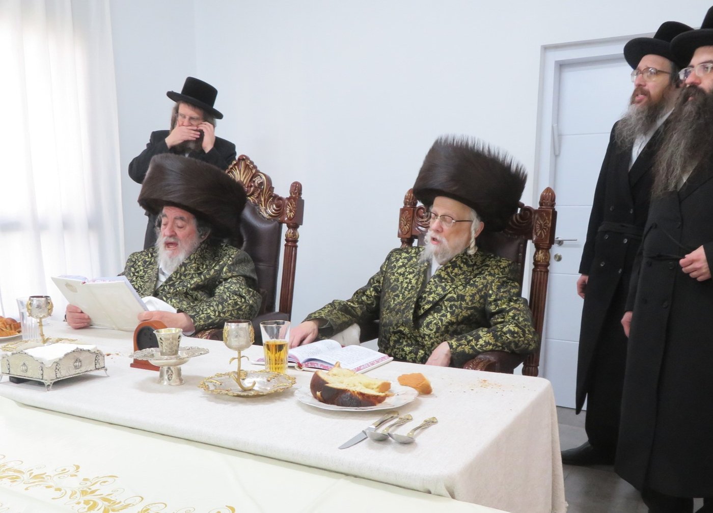 שמחת הברית לנין האדמו"רים מויז'ניץ וסערט ויז'ניץ