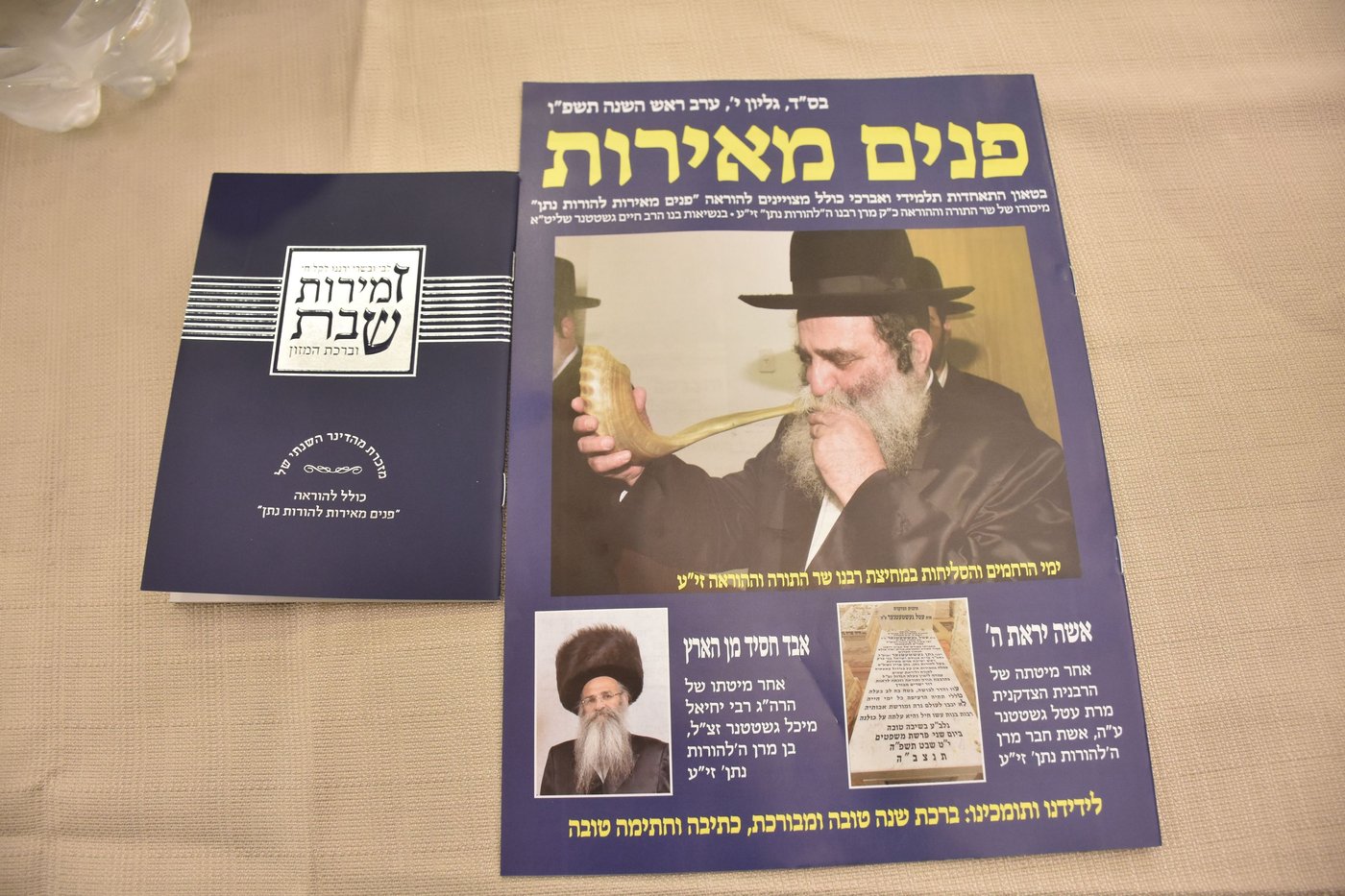 סעודת הילולא ודינר ב'פנים מאירות' - להורות נתן