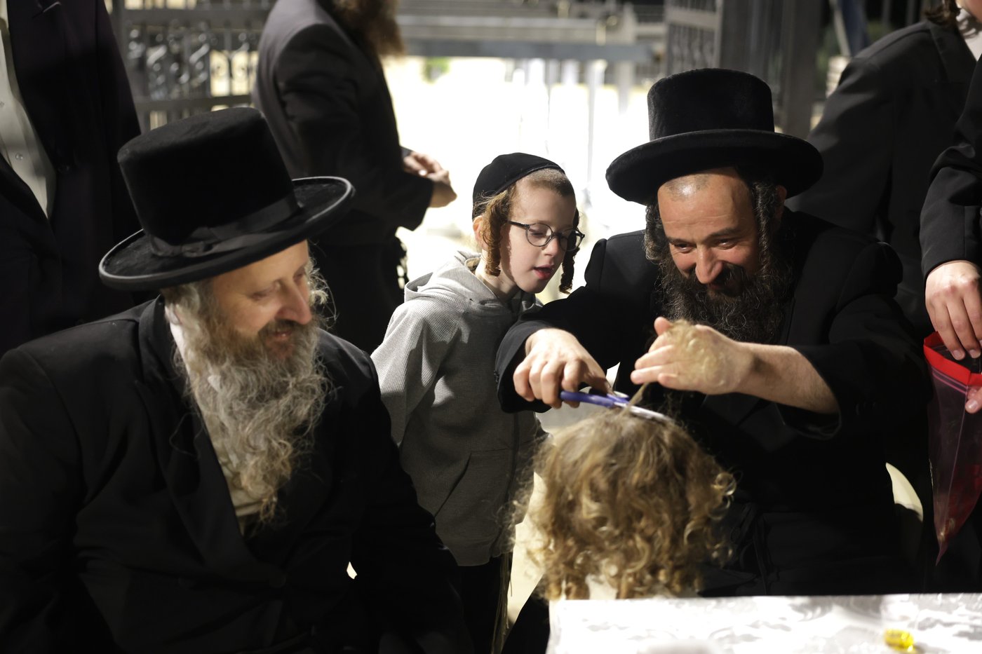 שמחת החלאקה לנין האדמו"ר מטשארנאביל במירון