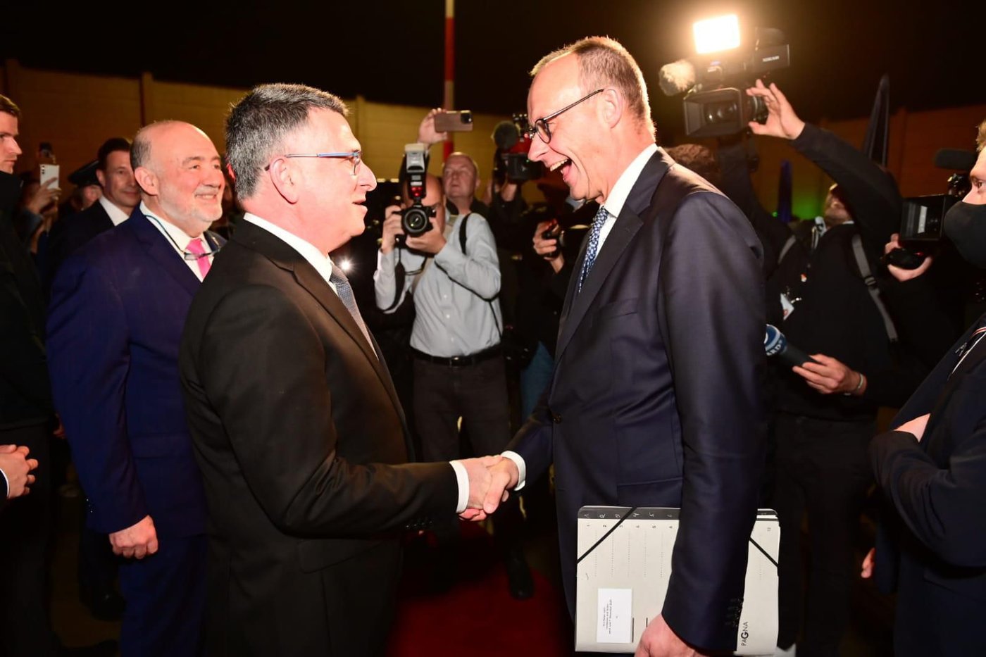 קנצלר גרמניה נחת בארץ