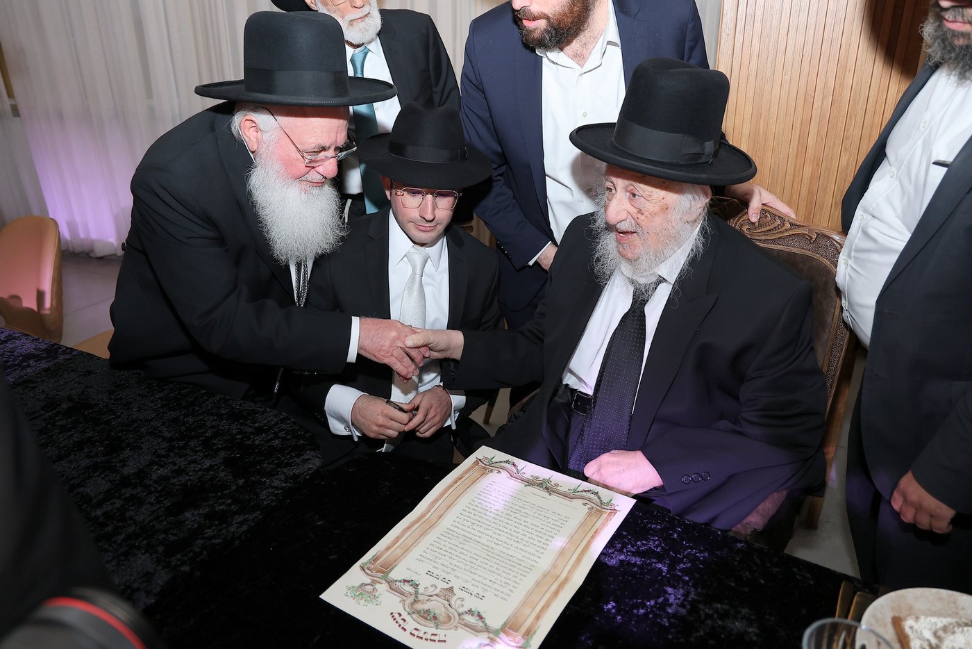 הגרב"ד פוברסקי בשמחה