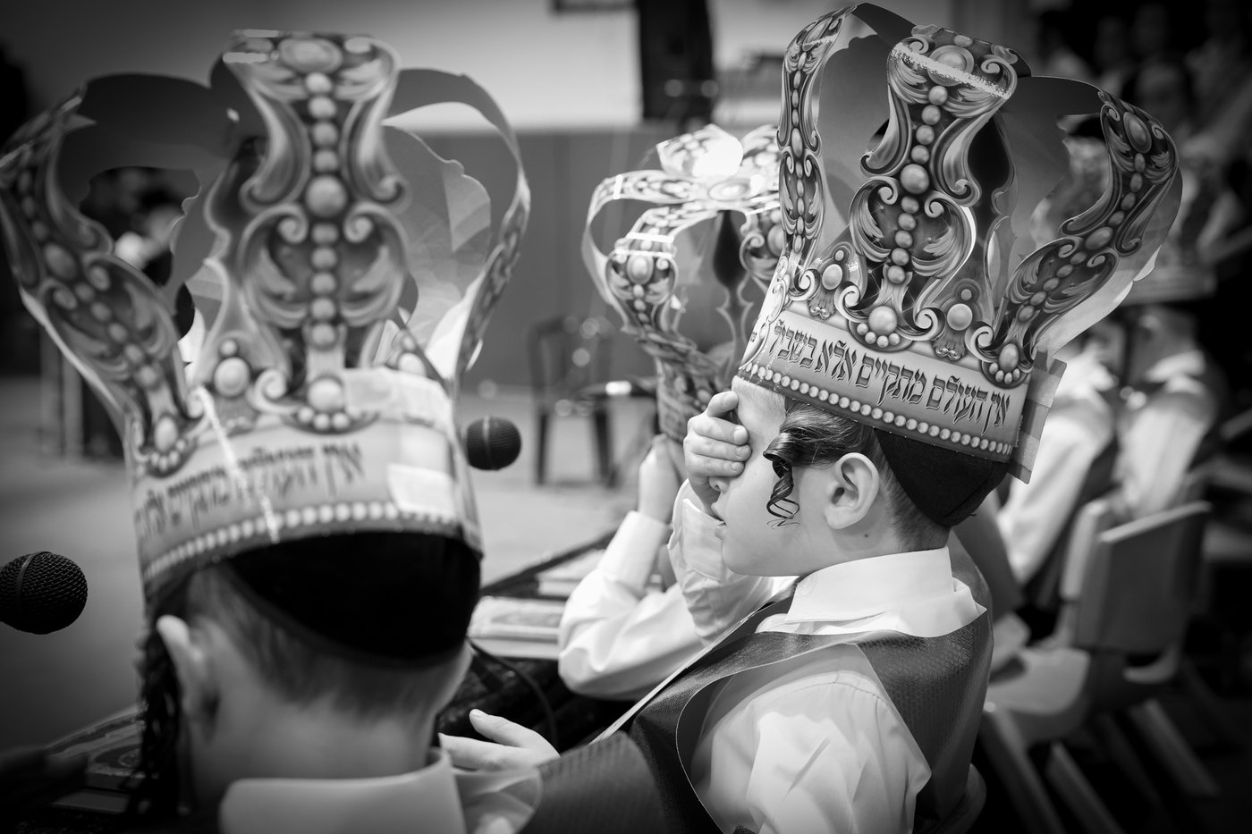 חומש סעודה בתלמוד תורה צאנז בני ברק