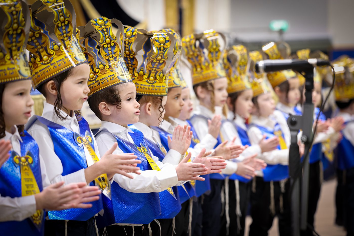 חומש סעודה בתלמוד תורה צאנז בני ברק
