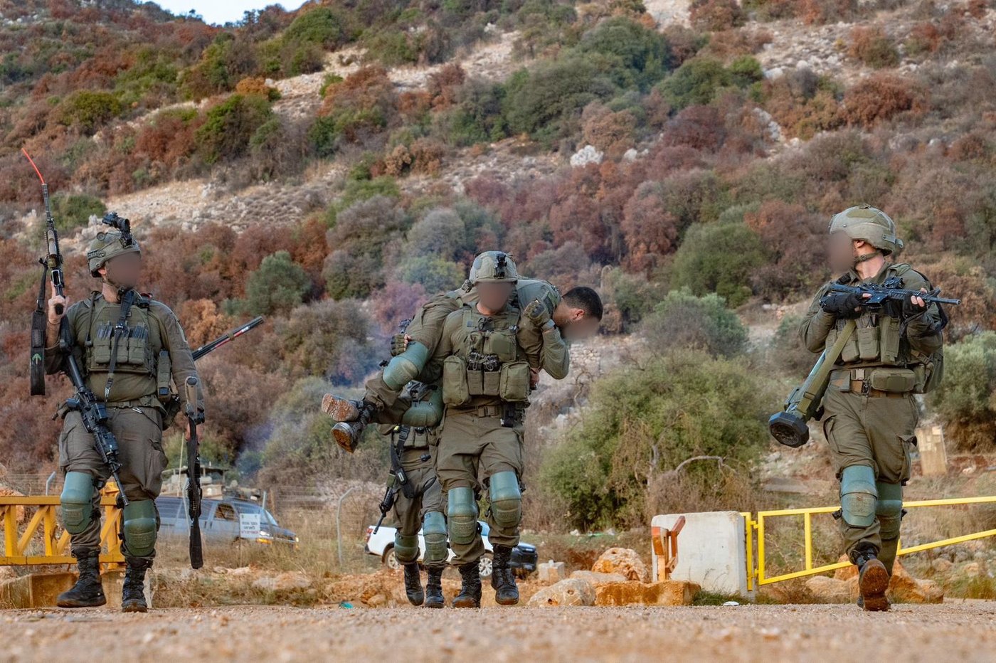 מפקדי וכוחות חטיבת 'ההרים' (810) בתרגיל בגזרת הר החרמון ובהר דב הלבנוני