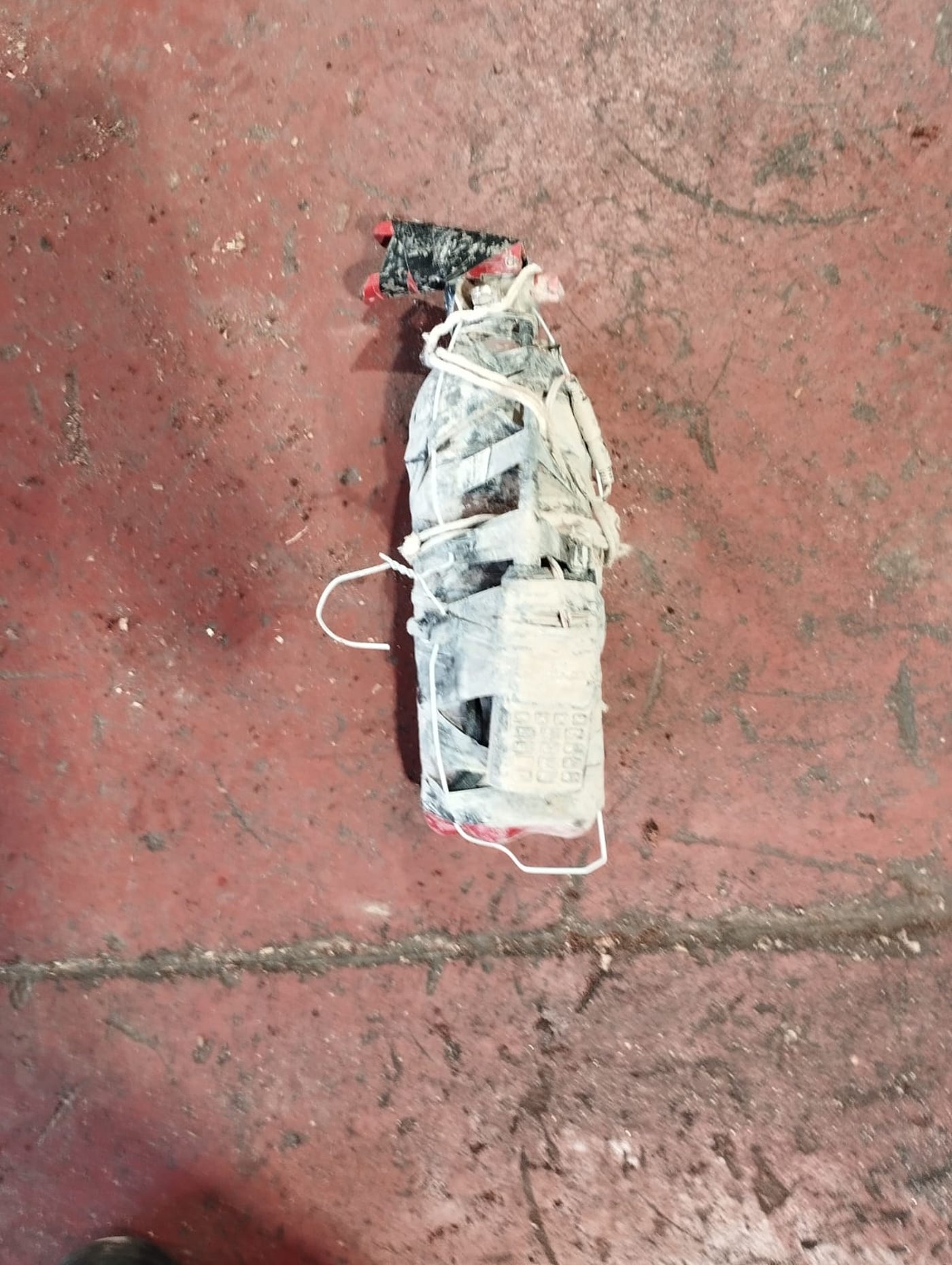 המטען שהונח על רכב צבאי מסוג 'דוד' על ידי המחבל אחמד אבו סמרה