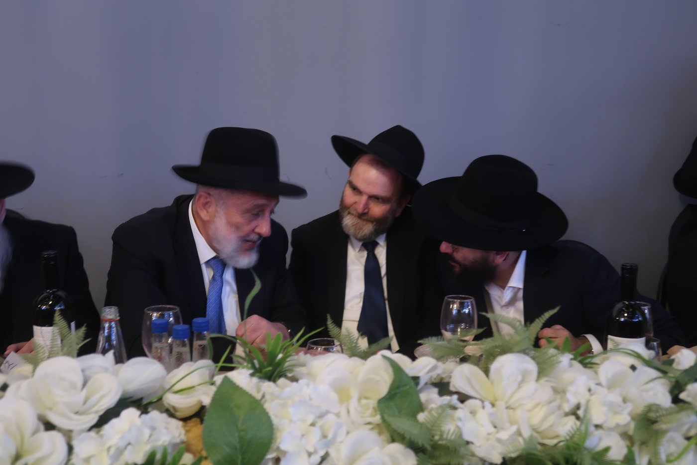 שמחת נישואי נכדי האדמו"רים רבי ברוך אבוחצירא ורבי יחיאל אבוחצירא