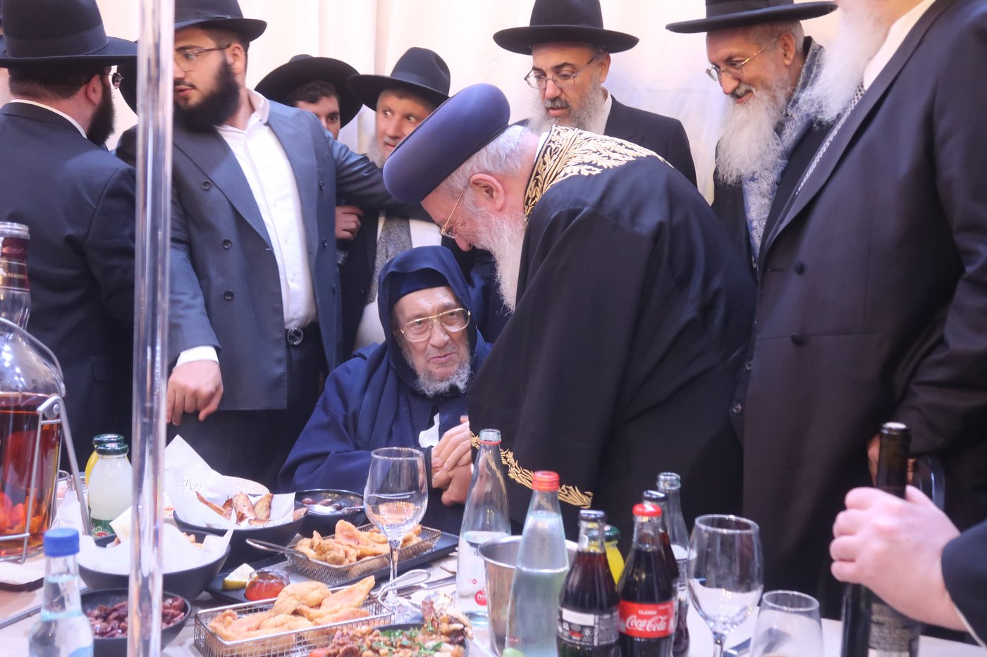 שמחת נישואי נכדי האדמו"רים רבי ברוך אבוחצירא ורבי יחיאל אבוחצירא