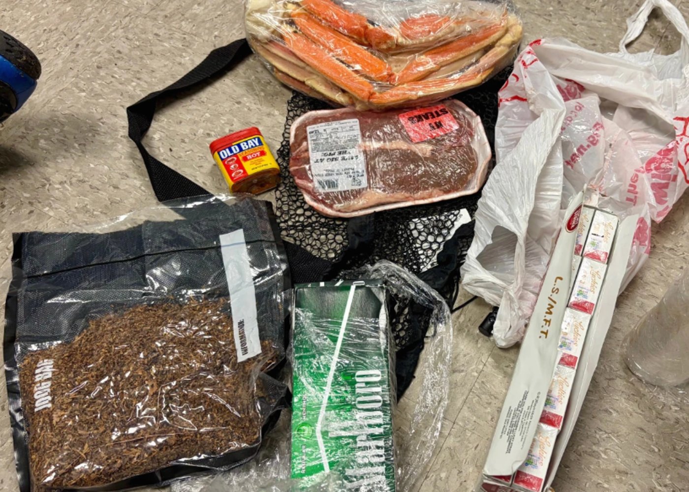 הממצאים שנתפסו ברחפן