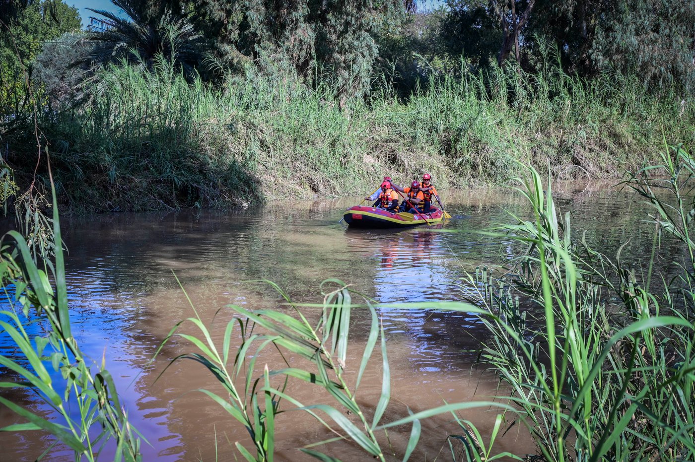 החיפושים הבוקר בנחל הירקון