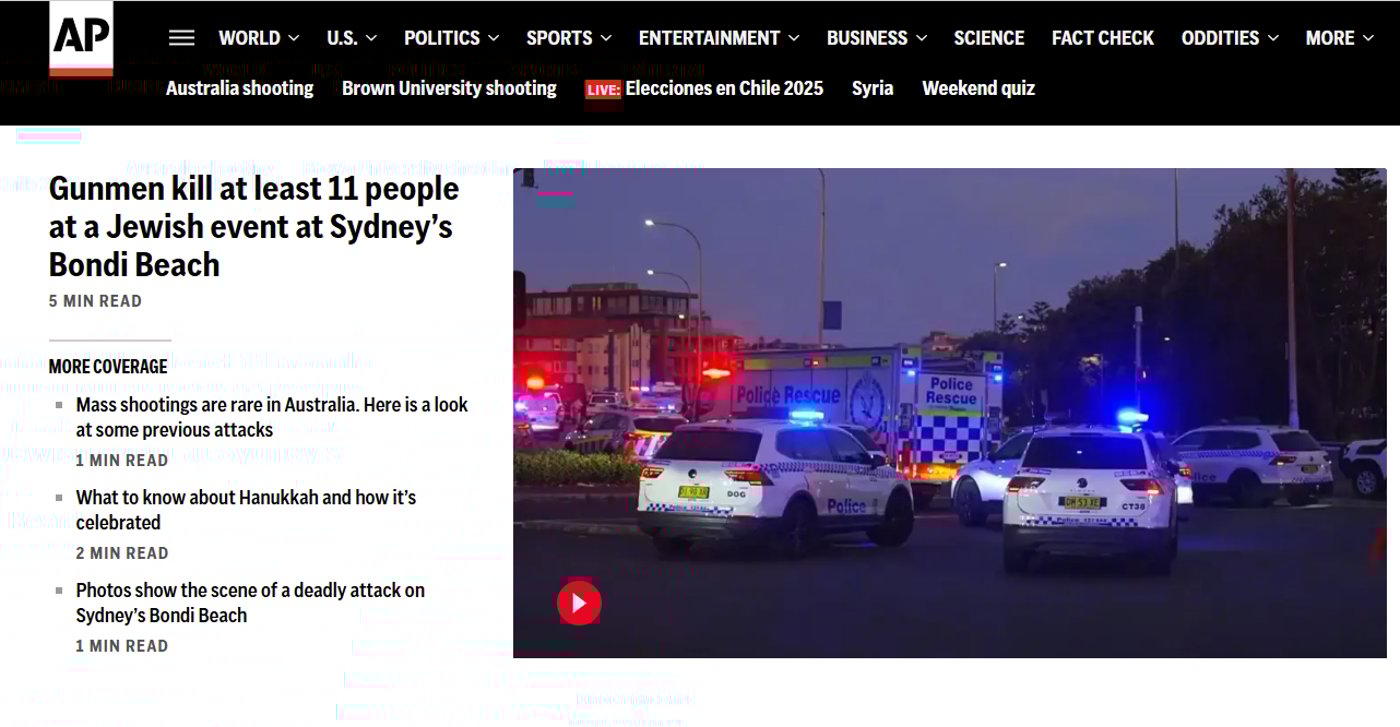 "חמוש" הרג 11 בני אדם