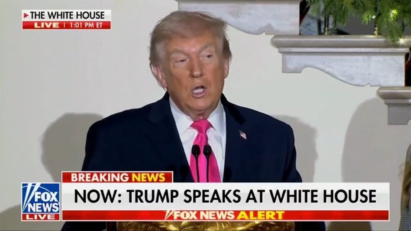 טראמפ: "אנחנו אומרים בקול ברור: חוגגים את חג החנוכה" - זה מה שאמר על הטבח הנורא