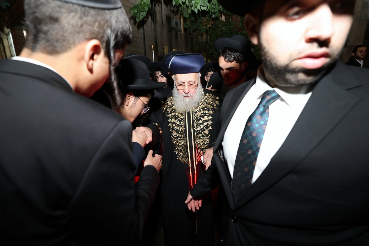 הראשל"צ הגר"י יוסף בביקור בישיבת 'אור אברהם'