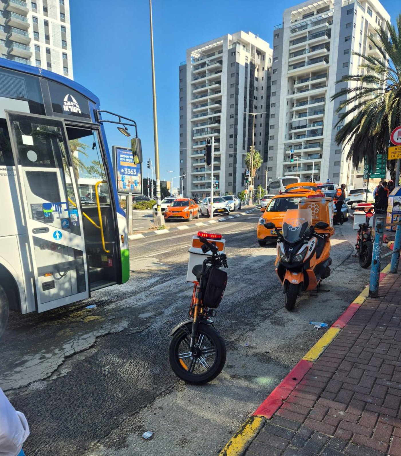 זירת התאונה 