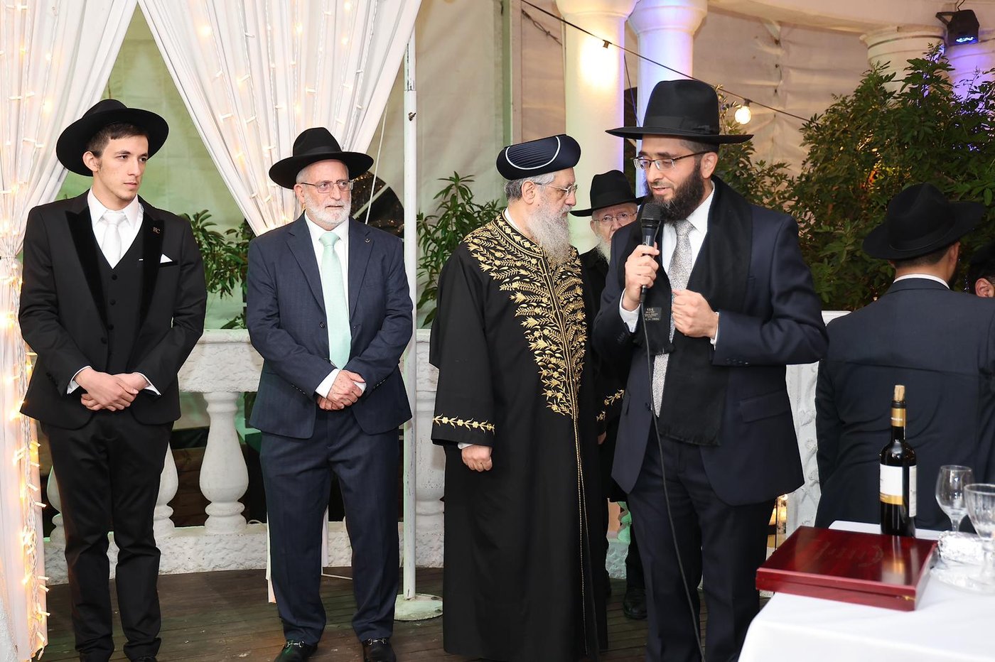 שמחת נישואי נכד הגר”מ מאזוז זצ"ל