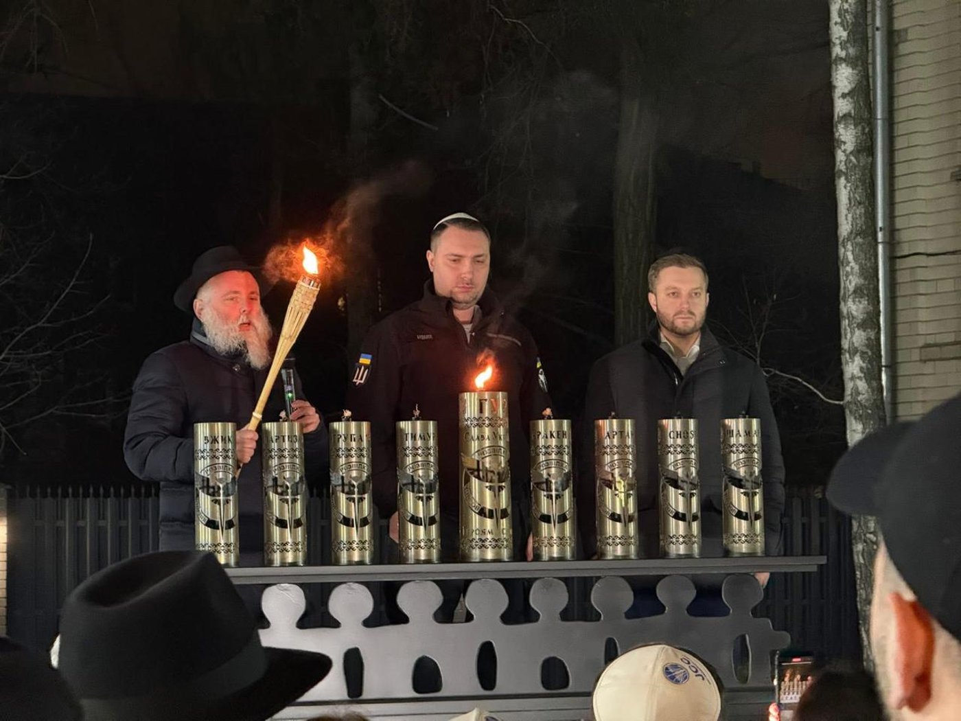 הדלקת נרות חנוכה בקייב