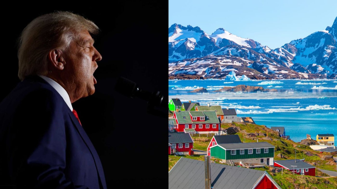 טראמפ והאי גרינלנד