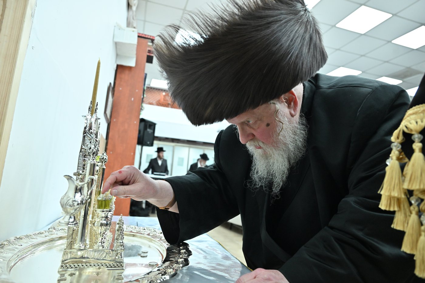 חנוכה בחצה"ק סאסוב