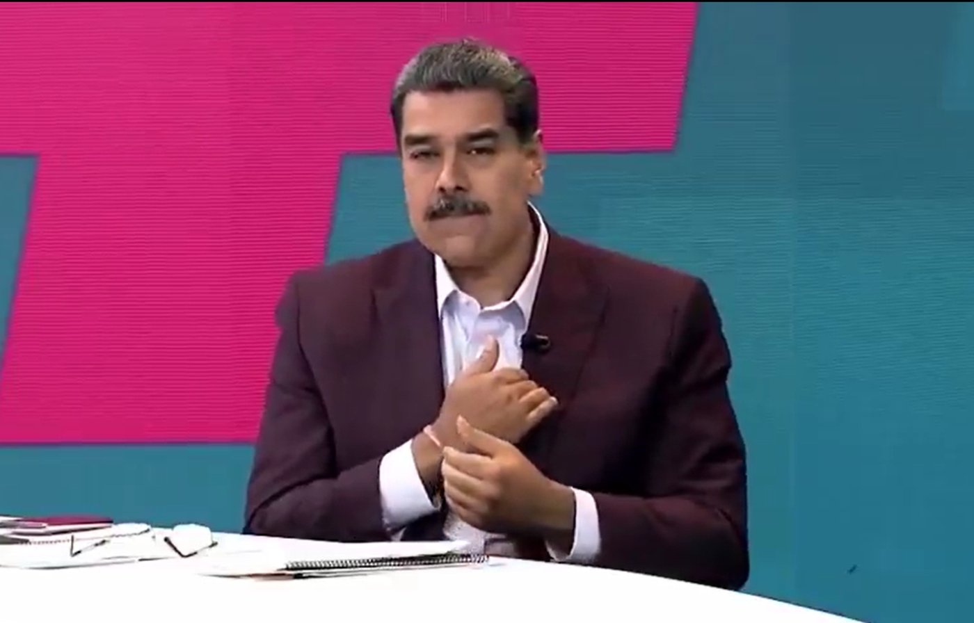 היסטוריה של שקרים - נשיא וונצואלה בראיון לטלוויזיה מקומית