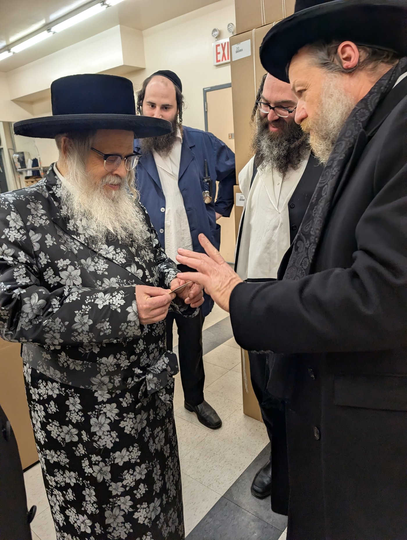 הרב חיים ברוין אצל האדמו"ר מסאטמר 