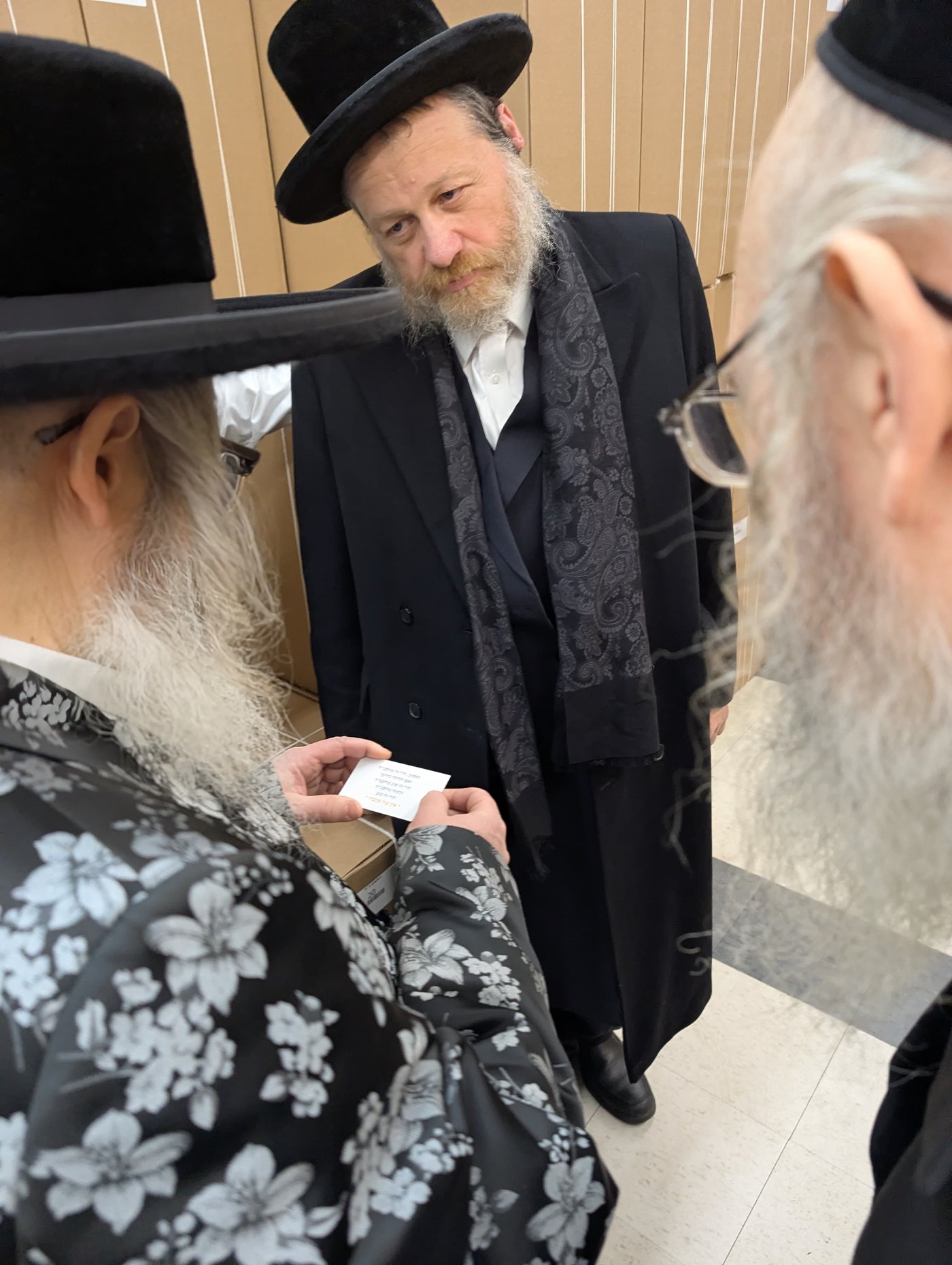 הרב חיים ברוין אצל האדמו"ר מסאטמר 