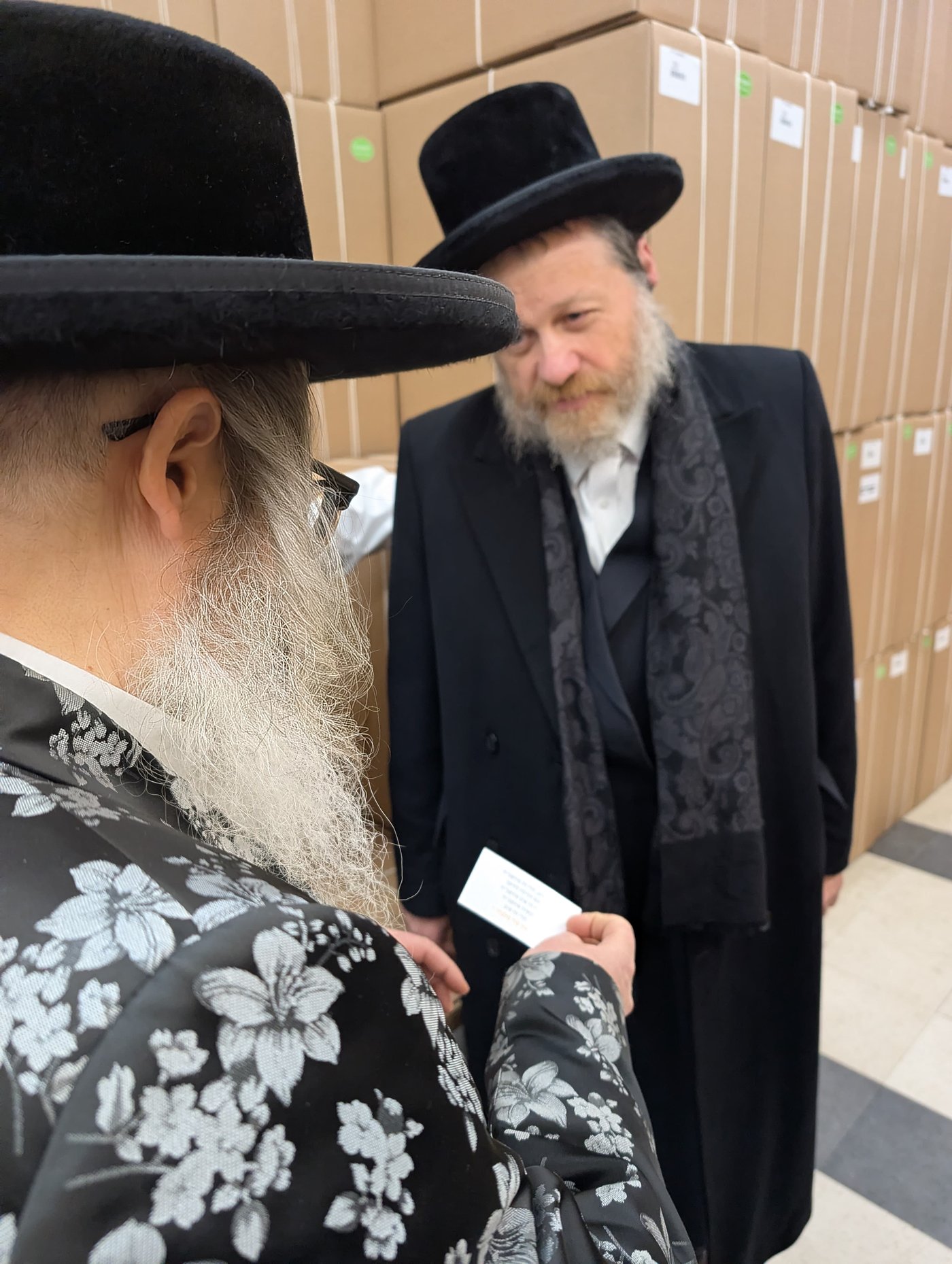 הרב חיים ברוין אצל האדמו"ר מסאטמר 