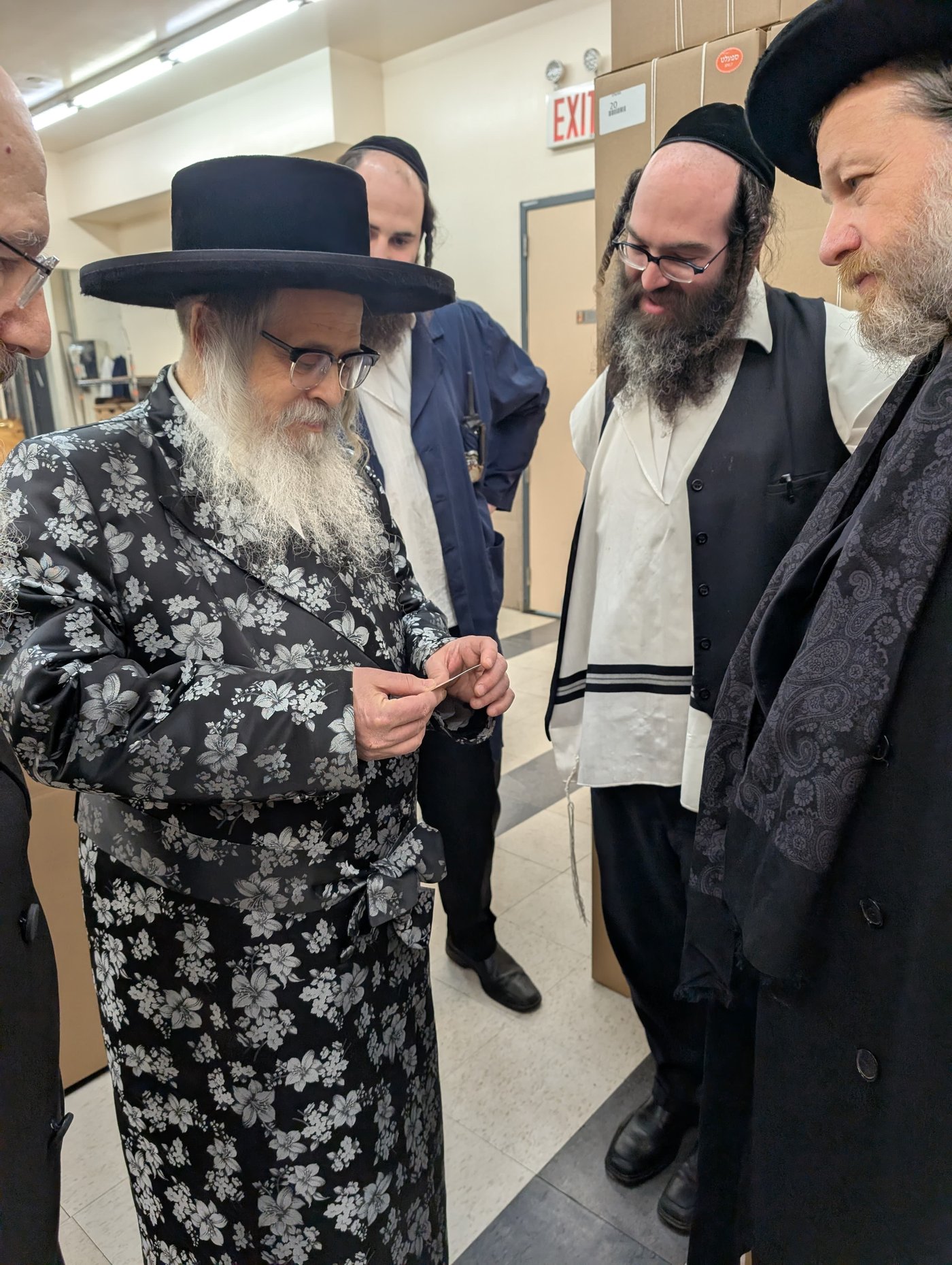 הרב חיים ברוין אצל האדמו"ר מסאטמר 