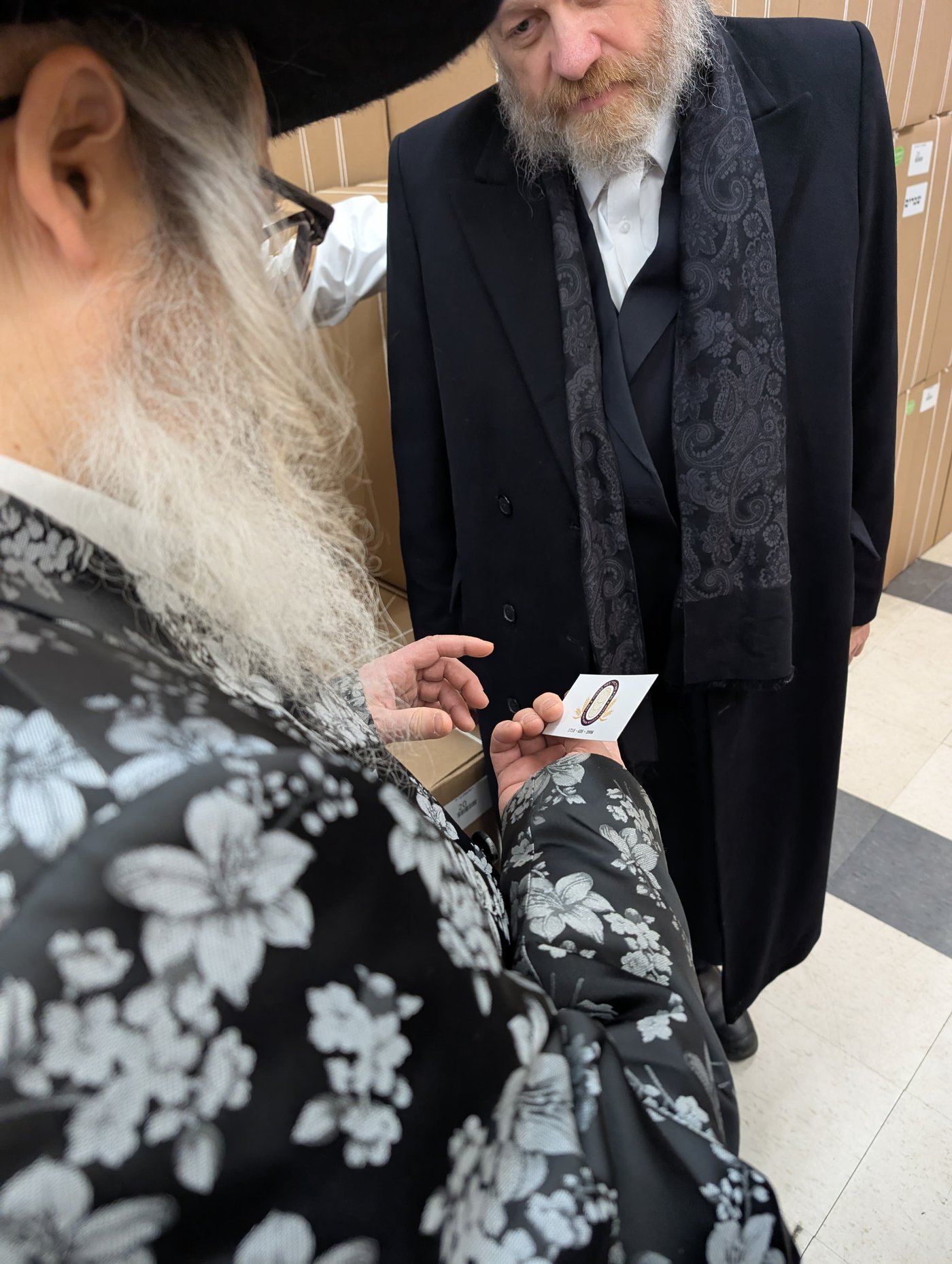 הרב חיים ברוין אצל האדמו"ר מסאטמר 