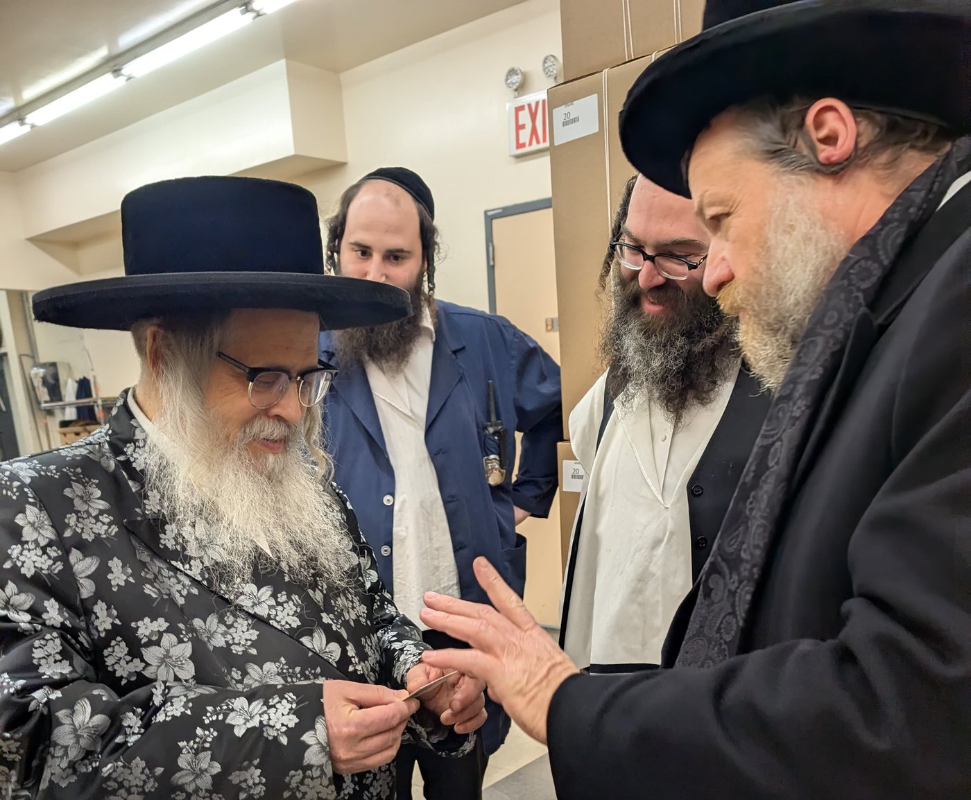 הרב חיים ברוין אצל האדמו"ר מסאטמר 