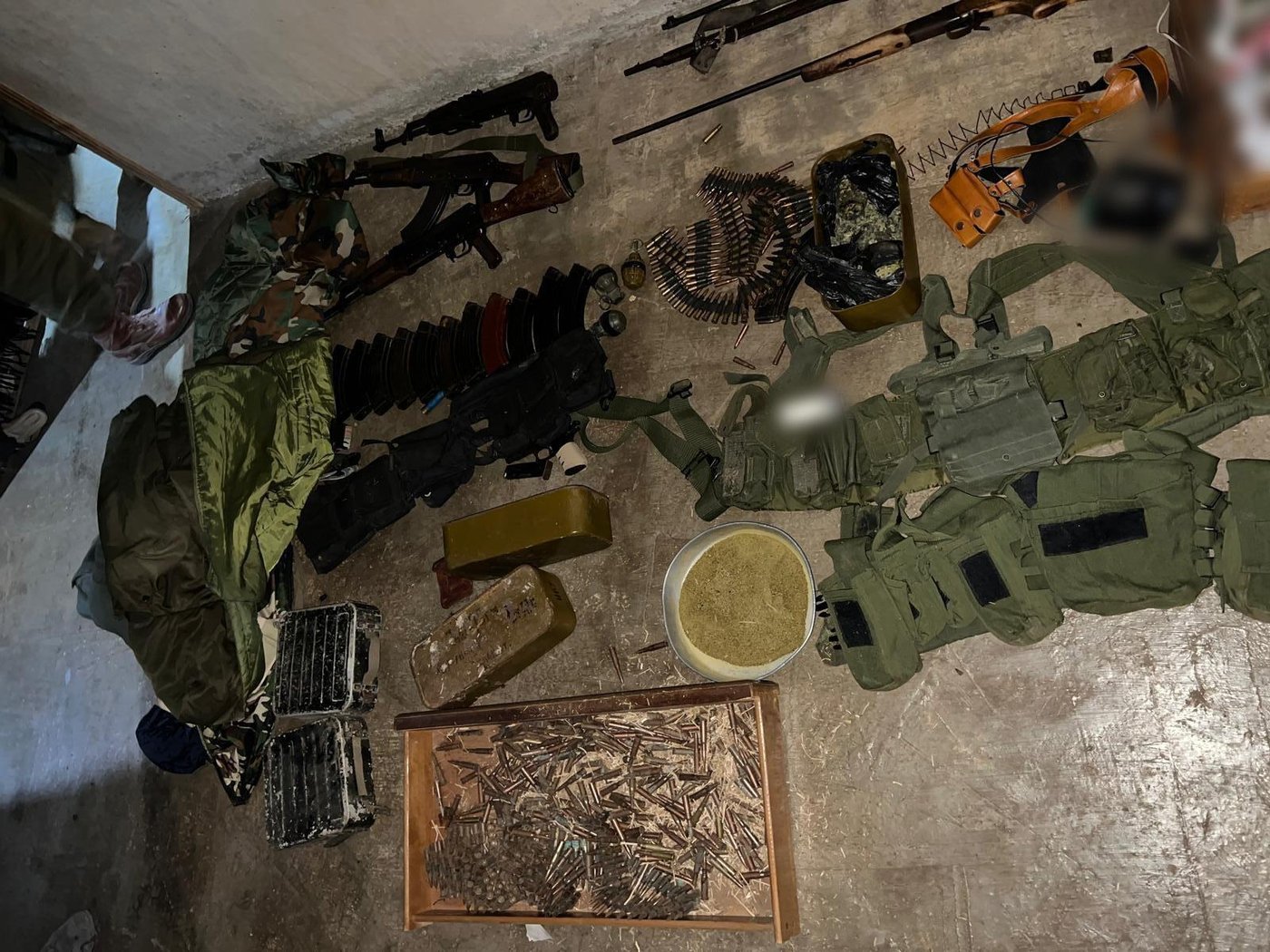 אמצעי הלחימה שאותרו והוחרמו על-ידי כוחות החטיבה בדרום סוריה