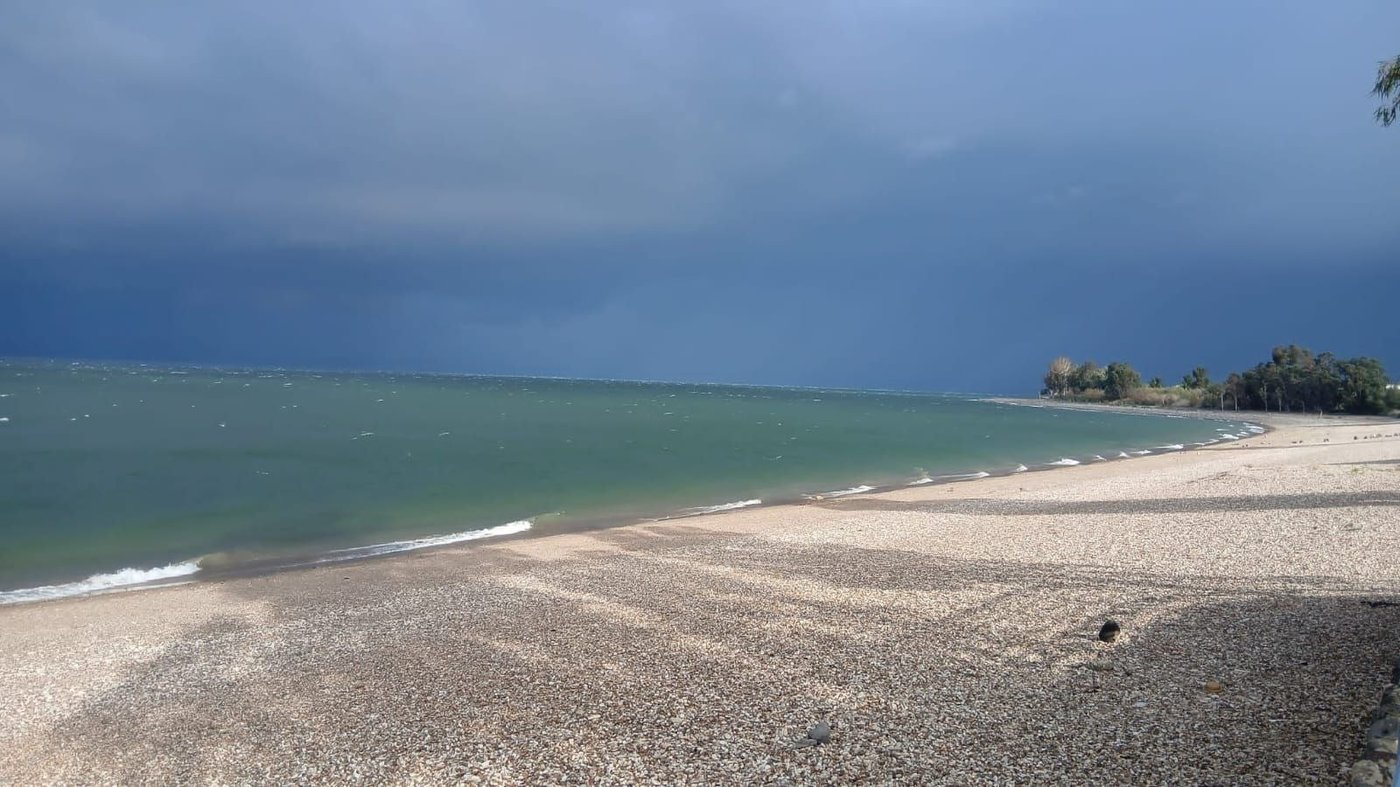 חוף סוסיתא בכנרת, בגשם המבורך