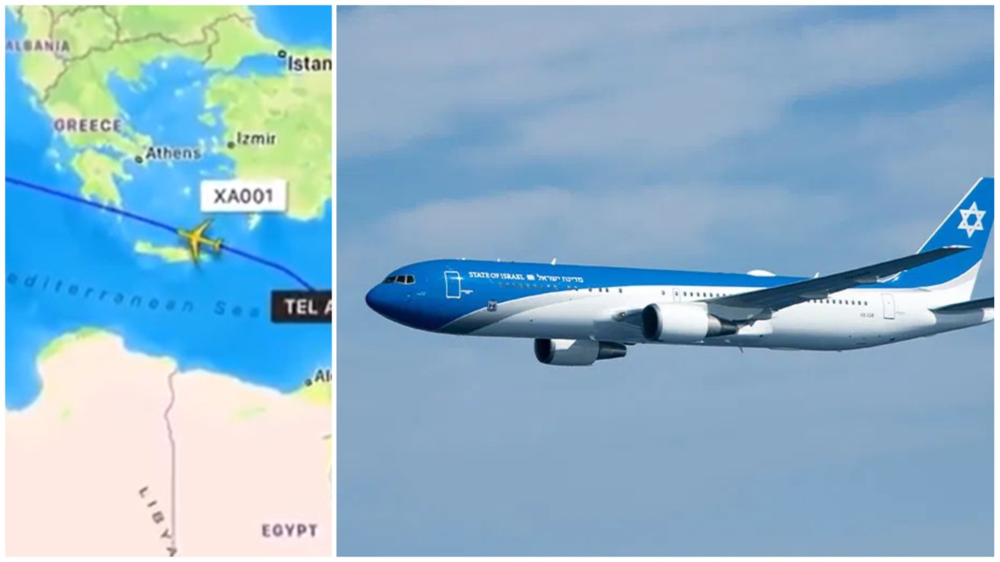 כנף ציון - מסלול הטיסה מעל המדינות האירופיות