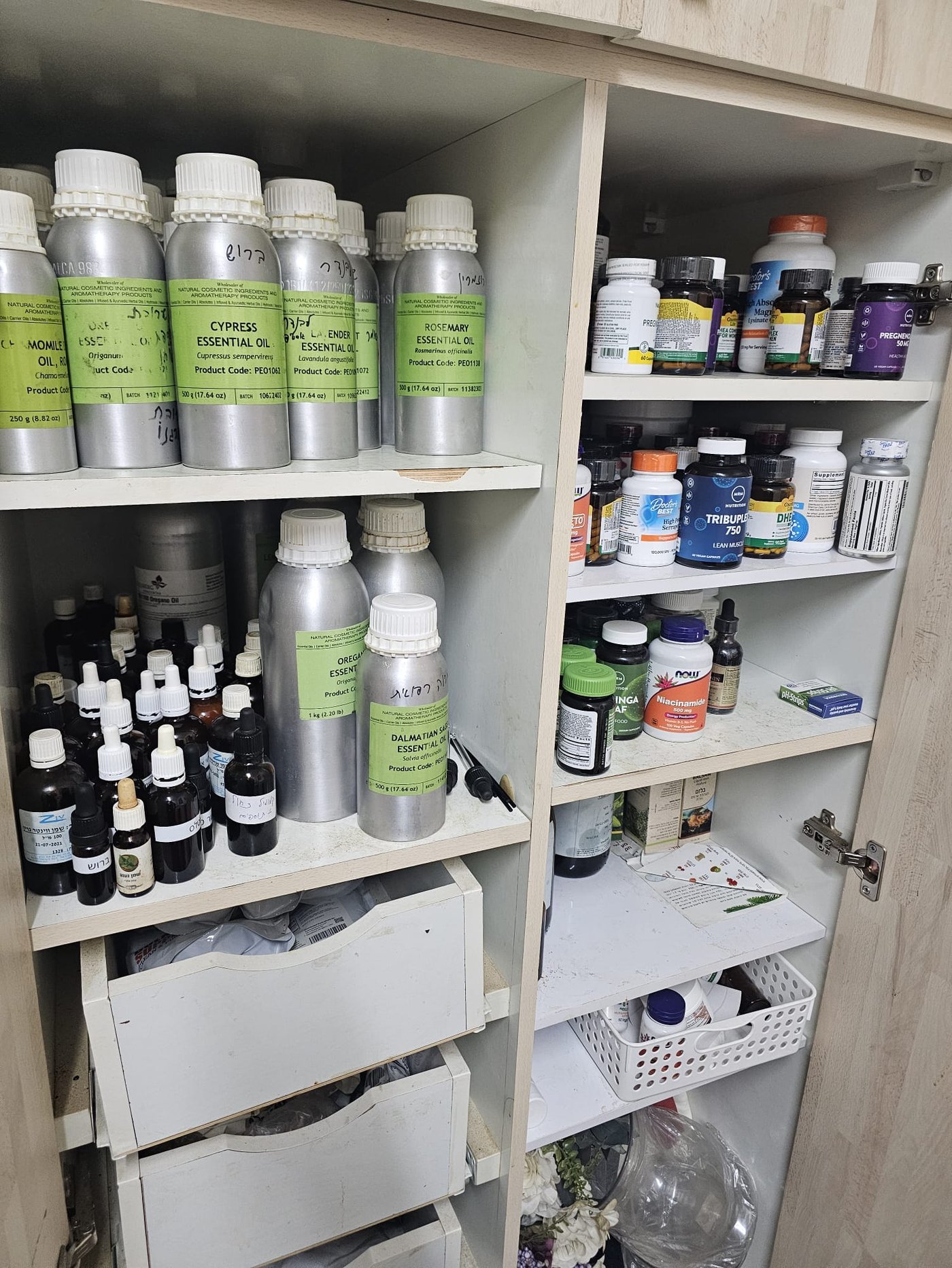 הממצאים שנתפסו בבית החשוד