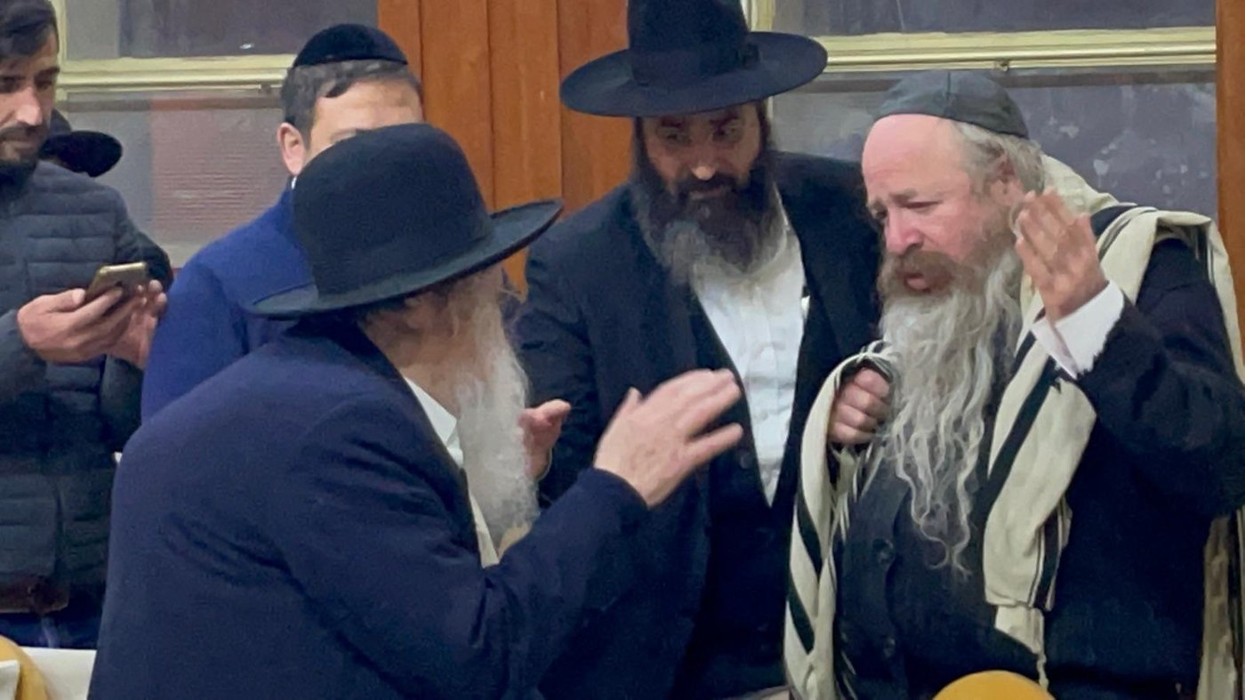 איש היראה הגה"צ רבי משה חיים אריה זצ"ל עם המקובל רבי יעקב עדס