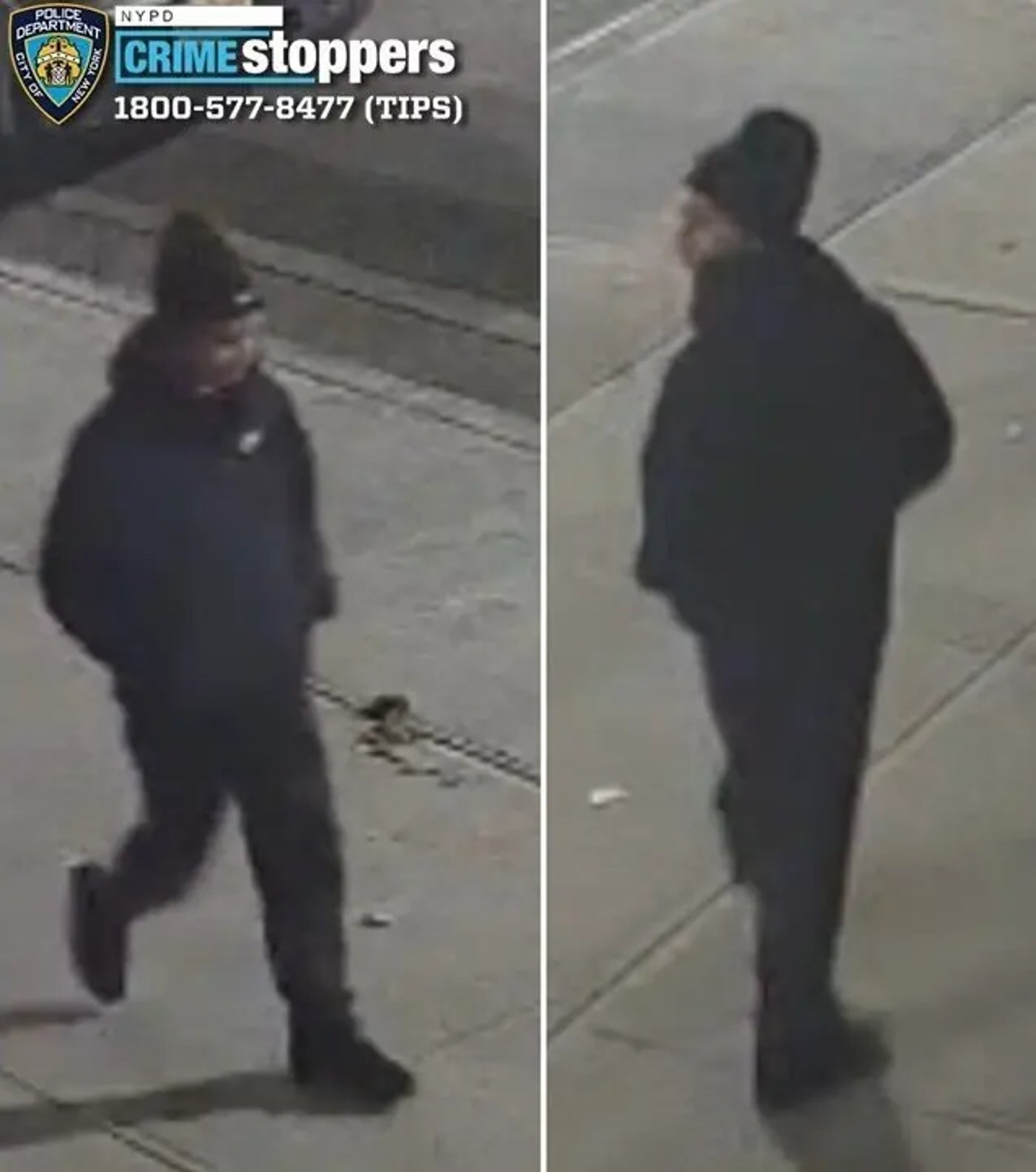 תמונת החשוד כפי שפורסמה בידי המשטרה