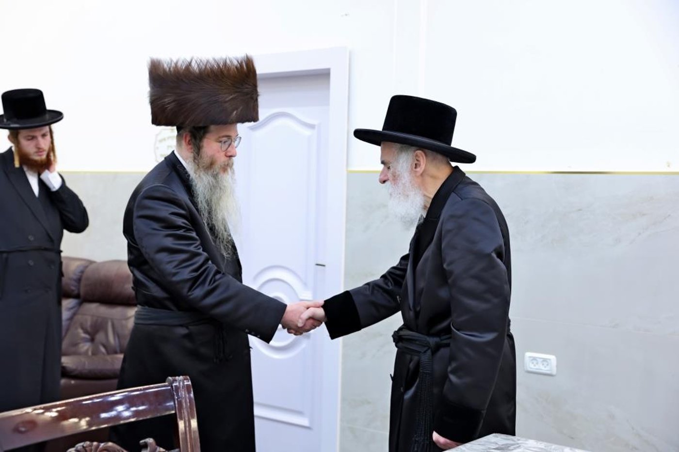 בר מצווה לבן הרב חיים מאיר מרקוביץ, אצל האדמו"ר מויזניץ