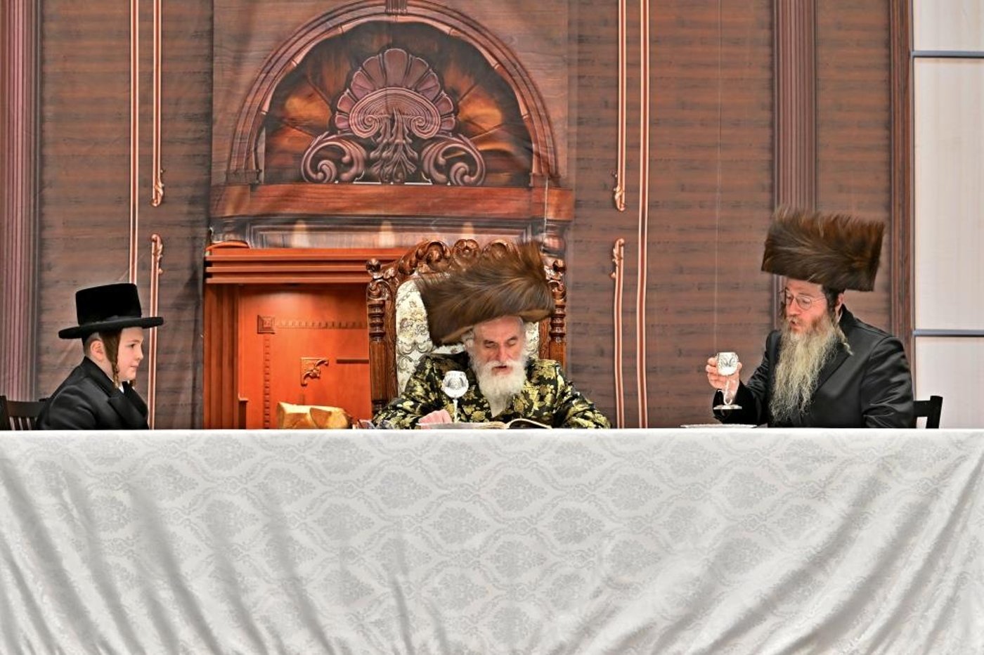 בר מצווה לבן הרב חיים מאיר מרקוביץ, אצל האדמו"ר מויזניץ