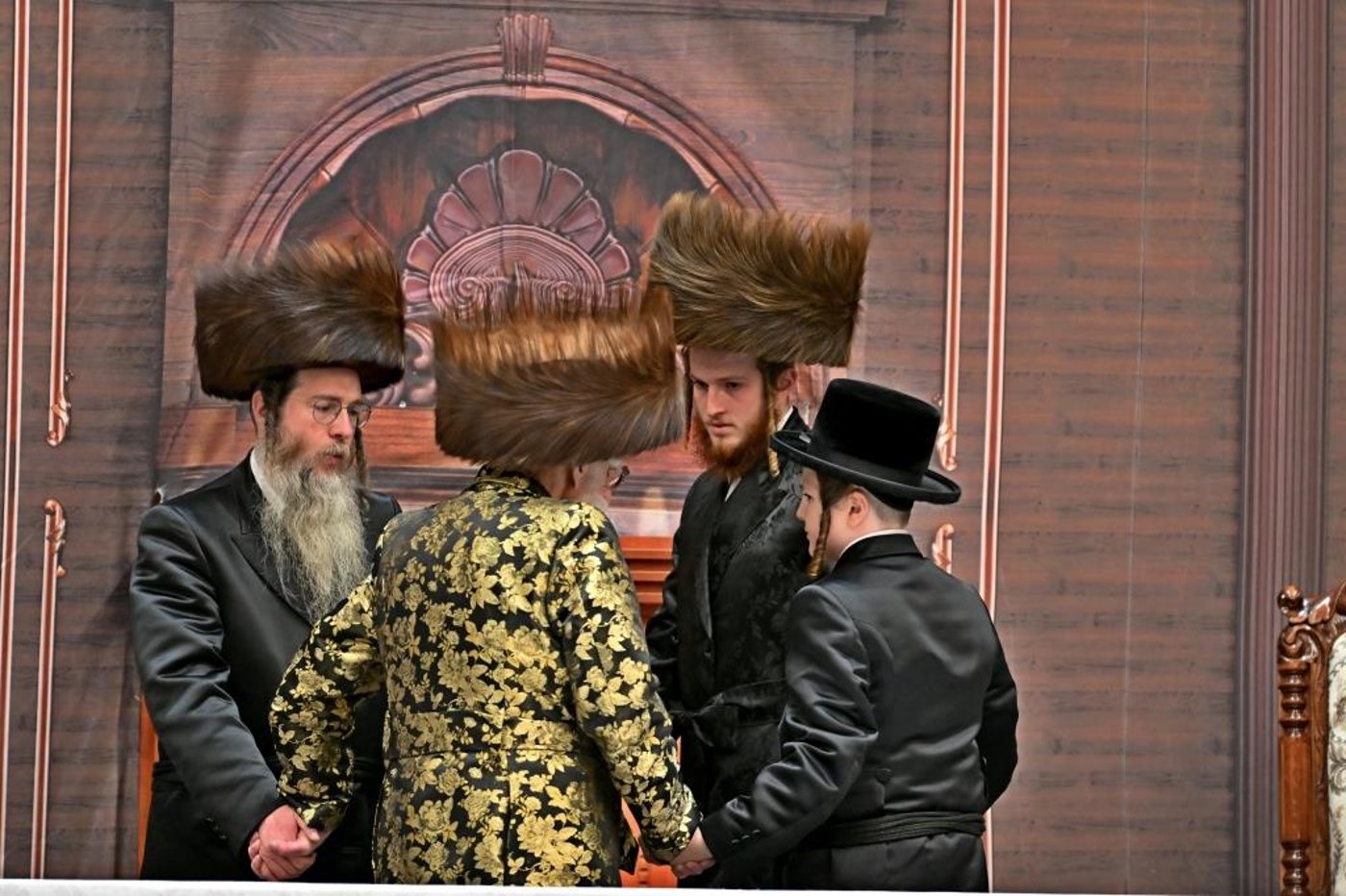 בר מצווה לבן הרב חיים מאיר מרקוביץ, אצל האדמו"ר מויזניץ