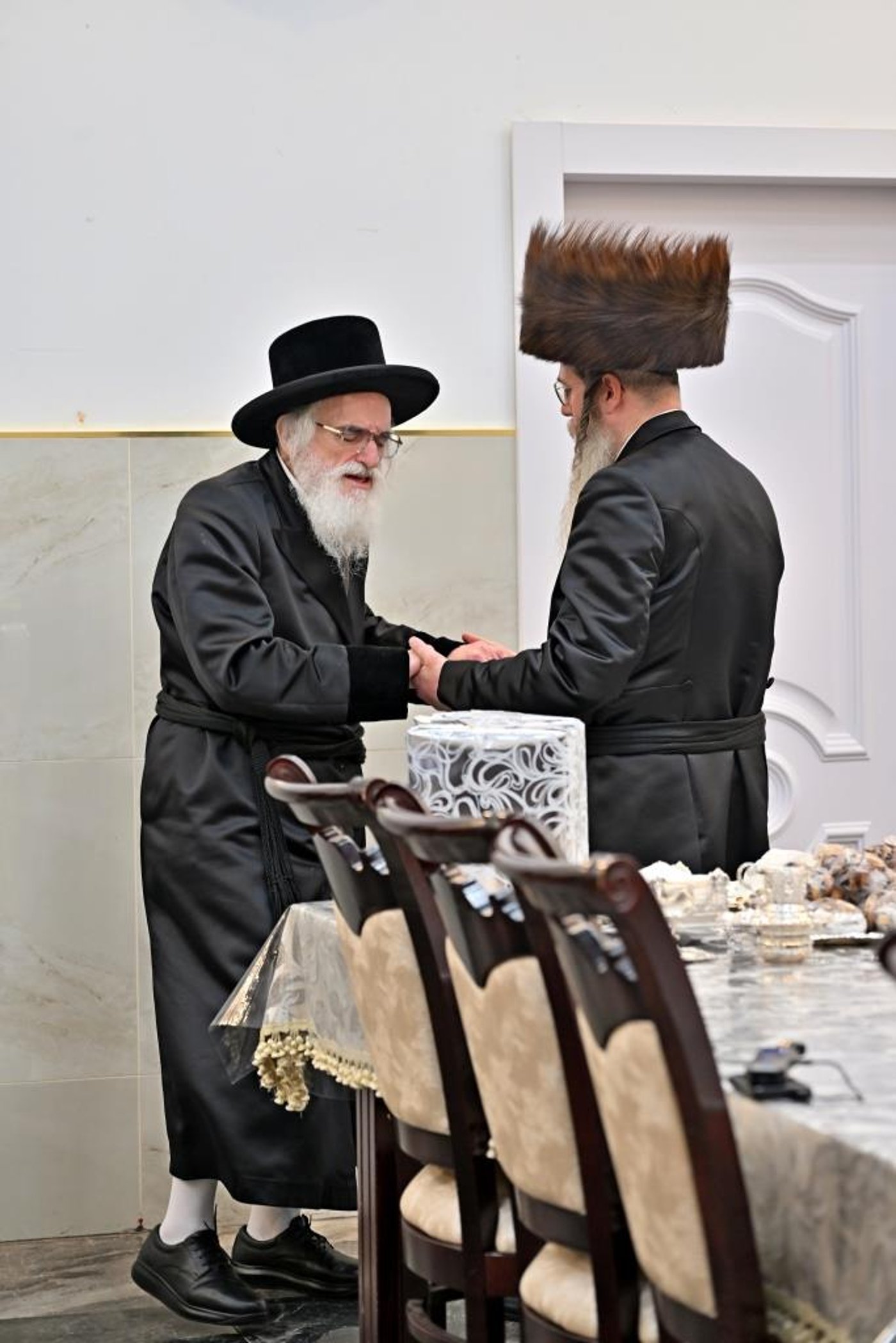 בר מצווה לבן הרב חיים מאיר מרקוביץ, אצל האדמו"ר מויזניץ