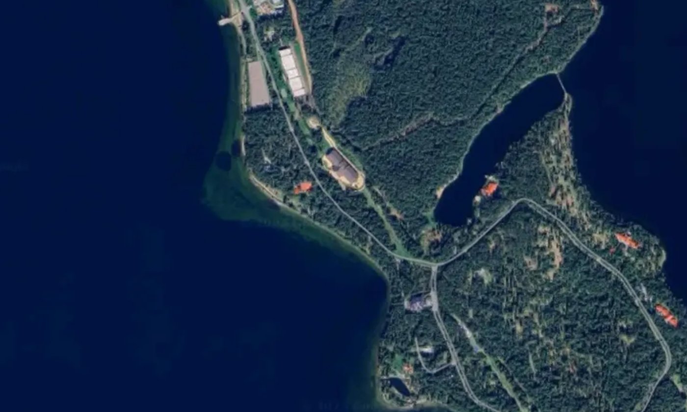 המעון של פוטין מהאוויר