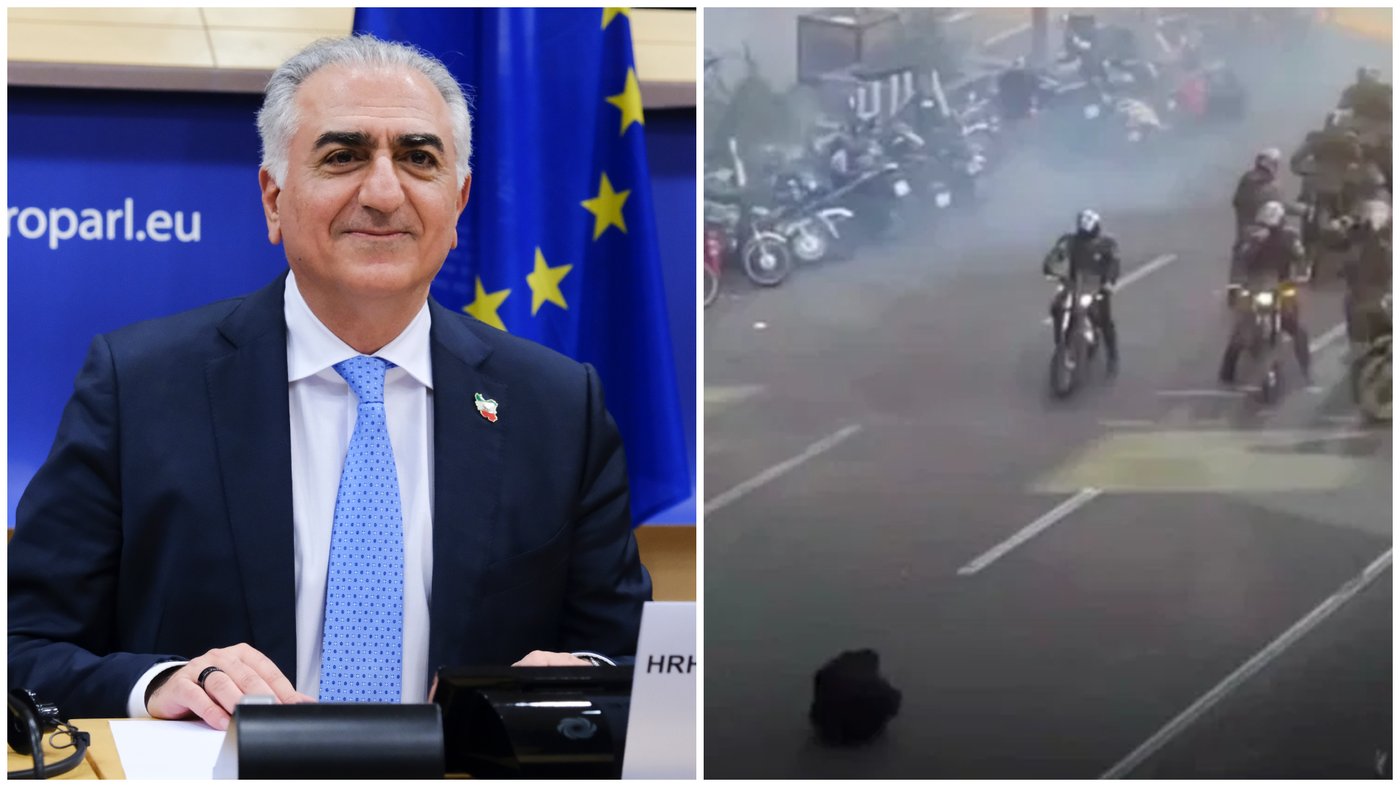 המחאות באיראן - יורש העצר הגולה רזא פהלווי