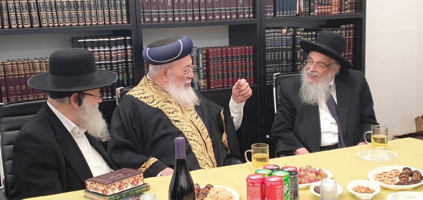 פתיחת בית הדין לממונות ע"י הראשל"צ הגרש"מ עמאר