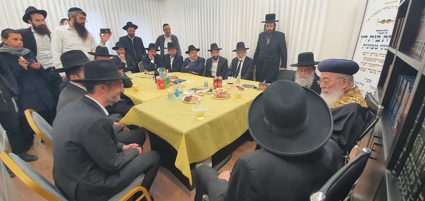 פתיחת בית הדין לממונות ע"י הראשל"צ הגרש"מ עמאר